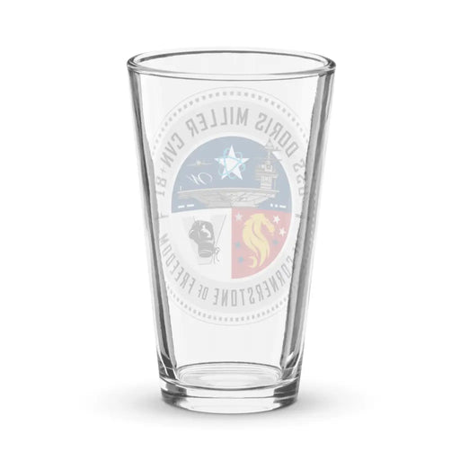 USS Doris Miller (CVN-81) Pint Beer Glass Tactically Acquired   