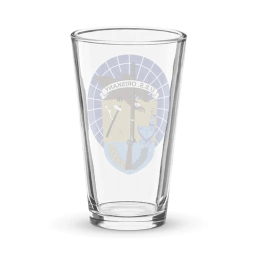 USS Oriskany (CV-34) Beer Pint Glass Tactically Acquired   