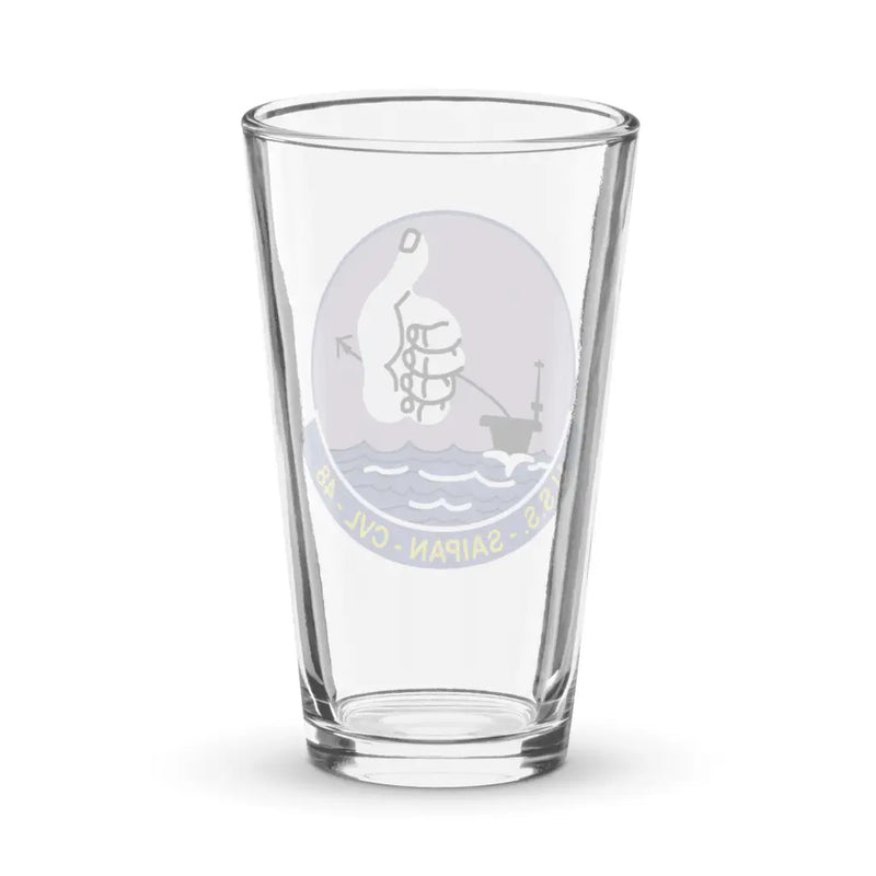 USS Saipan (CVL-48) Beer Pint Glass