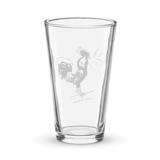 USS Saratoga (CV-3) Beer Pint Glass Tactically Acquired   