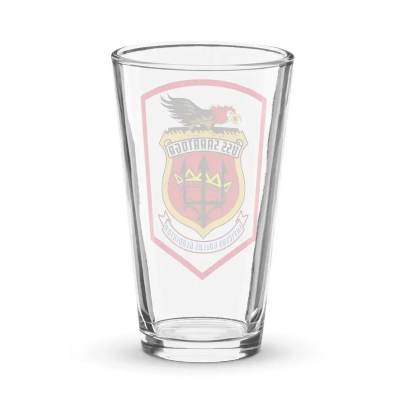 USS Saratoga (CVA-60) Beer Pint Glass