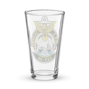 USS Tarawa (CVS-40) Beer Pint Glass Tactically Acquired   