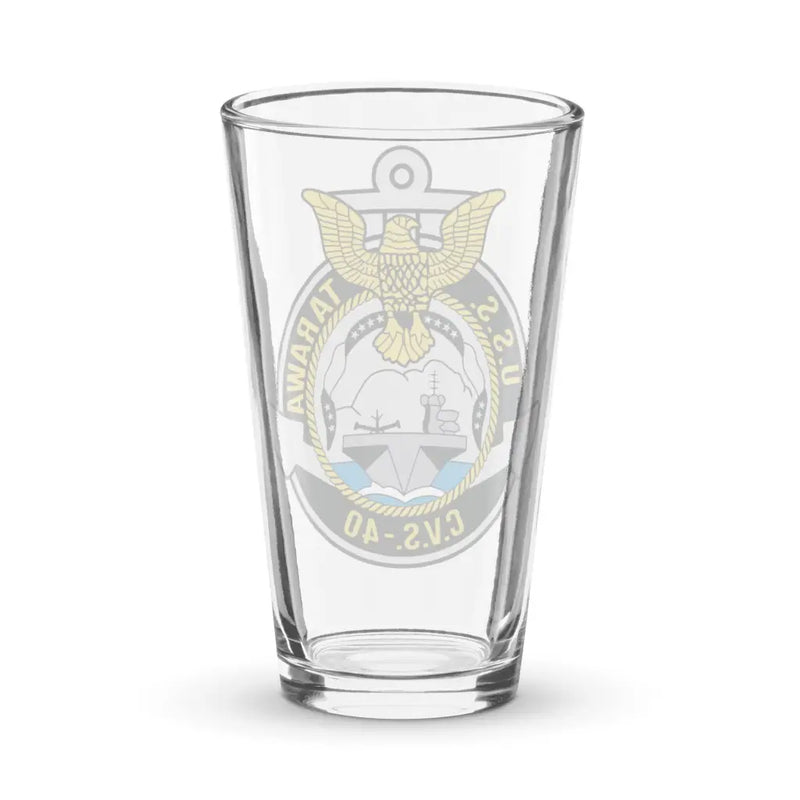 USS Tarawa (CVS-40) Beer Pint Glass