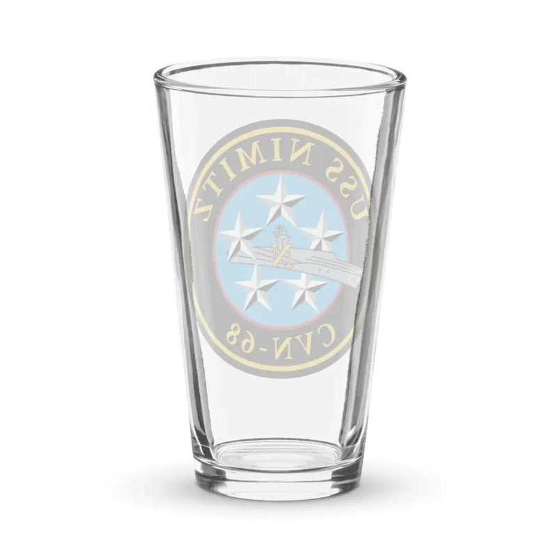 USS Nimitz (CVN-68) Beer Pint Glass