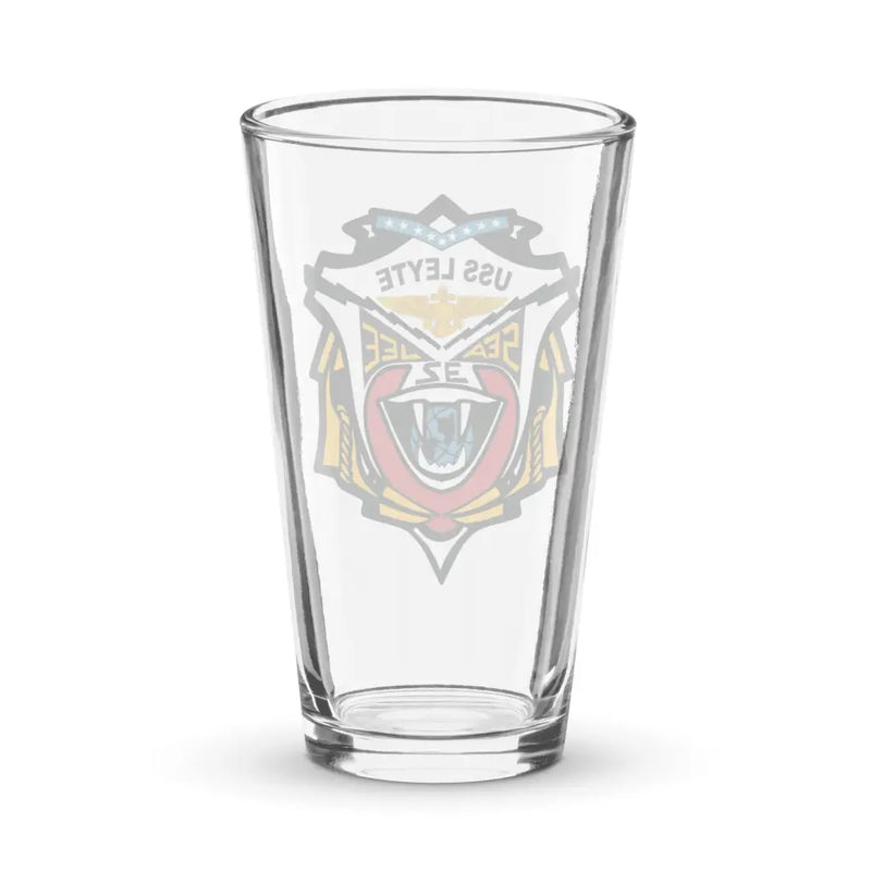 USS Leyte (CV-32) Beer Pint Glass