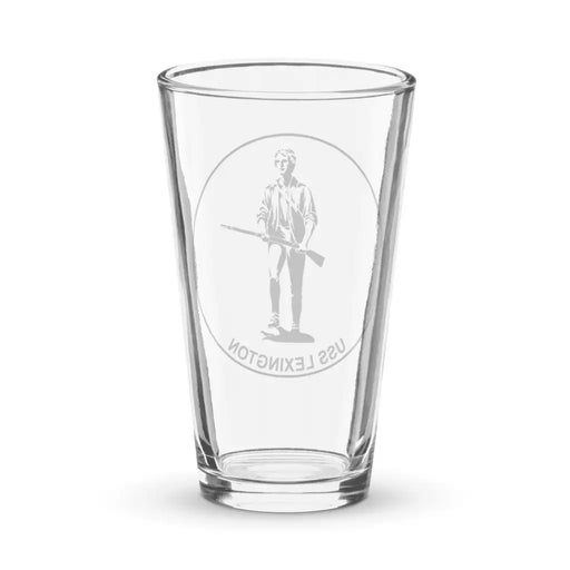 USS Lexington (CV-2) Beer Pint Glass Tactically Acquired   