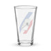 USS Langley (CV-1) Beer Pint Glass Tactically Acquired   