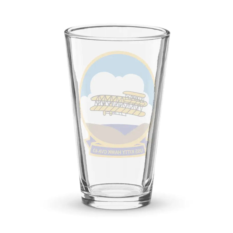 USS Kitty Hawk (CVA-63) Beer Pint Glass