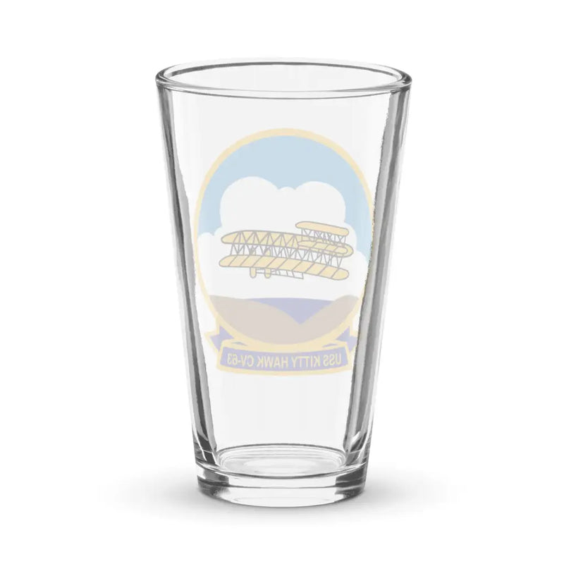 USS Kitty Hawk (CV-63) Beer Pint Glass