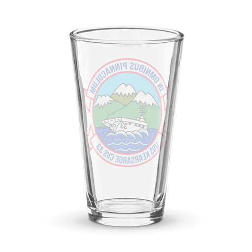 USS Kearsarge (CVS-33) Beer Pint Glass Tactically Acquired   