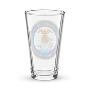 USS John C. Stennis (CVN-74) Beer Pint Glass Tactically Acquired   