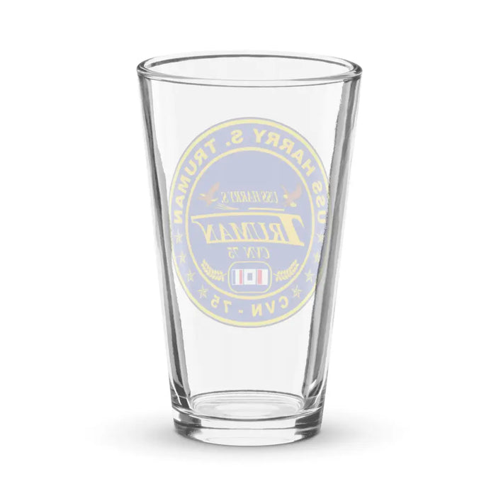 USS Harry S. Truman (CVN-75) Pint Glass Tactically Acquired   