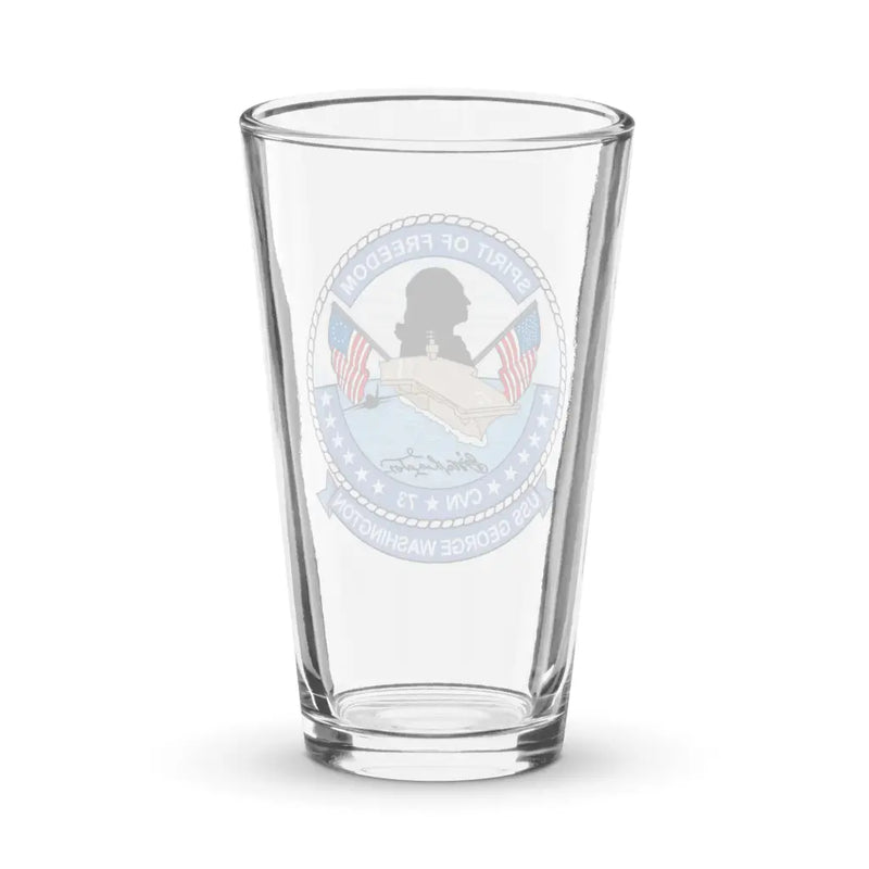 USS George Washington (CVN-73) Beer Pint Glass