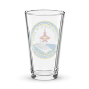 USS George H.W. Bush (CVN-77) Beer Pint Glass Tactically Acquired   