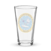 USS Constellation (CV-64) Beer Pint Glass Tactically Acquired   