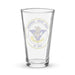 USS Carl Vinson (CVN-70) Beer Pint Glass Tactically Acquired   