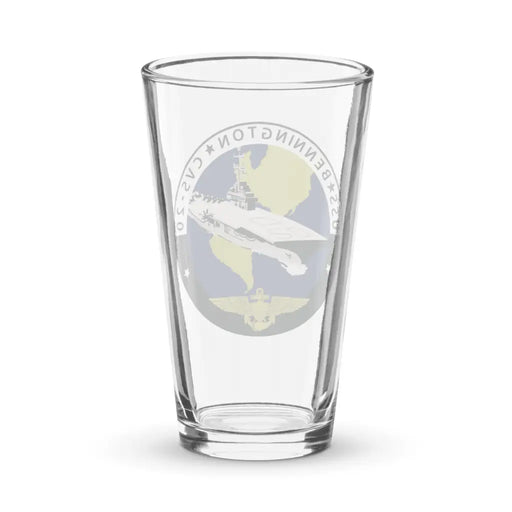 USS Bennington (CVS) Pint Glass Tactically Acquired   