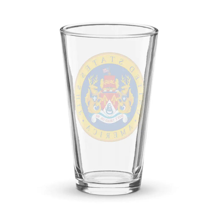 USS America (CV-66) Beer Pint Glass Tactically Acquired   