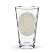 1st Infantry Division OIF Veteran Beer Pint Glass Tactically Acquired   