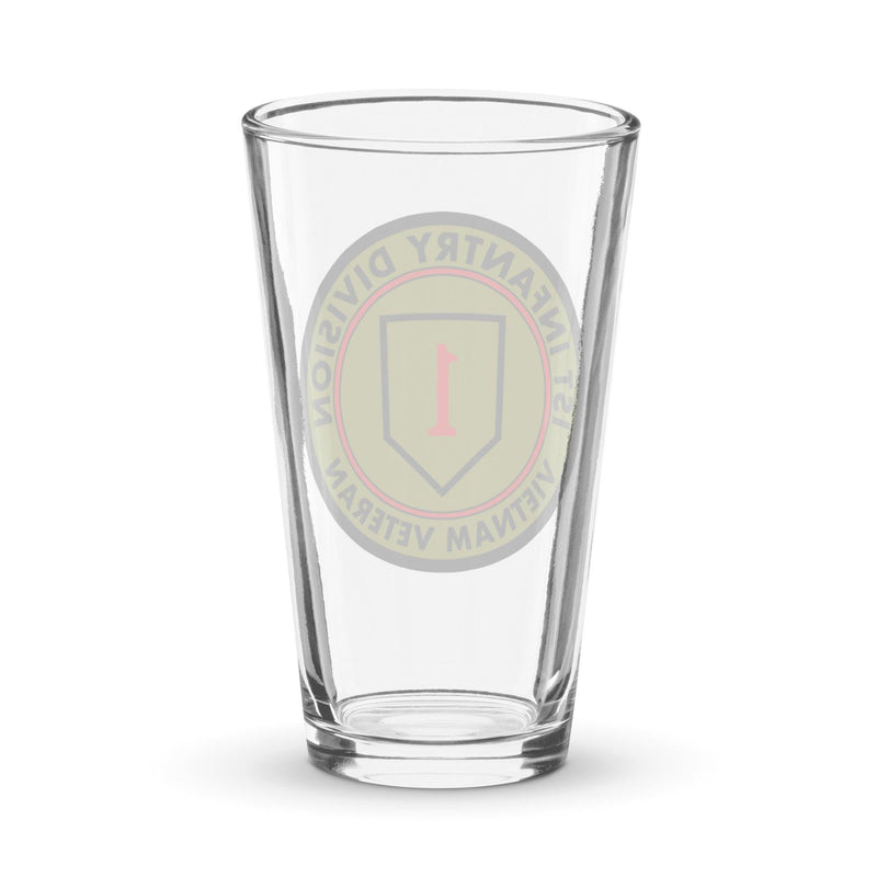 1st Infantry Division Vietnam Veteran Beer Pint Glass