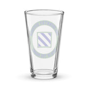 3rd Infantry Division Rock of the Marne Beer Pint Glass Tactically Acquired   