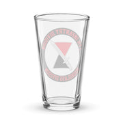 7th Infantry Division "Hourglass" Beer Pint Glass Tactically Acquired   