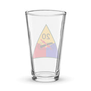 20th Armored Division Beer Pint Glass Tactically Acquired   