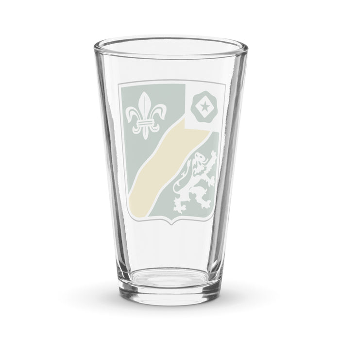 U.S. Army 63rd Armor Regiment Pint Beer Glass Tactically Acquired   