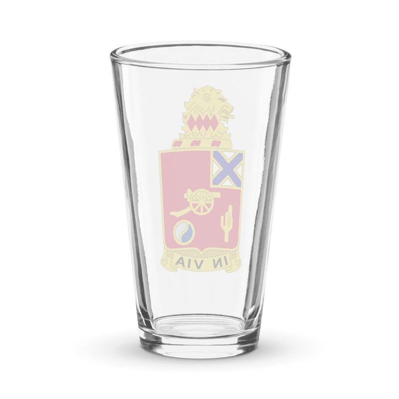 U.S. Army 50th Armor Regiment Pint Beer Glass
