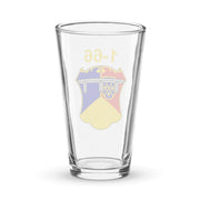 U.S. Army 1-66 Armor Regiment Beer Pint Glass Tactically Acquired   