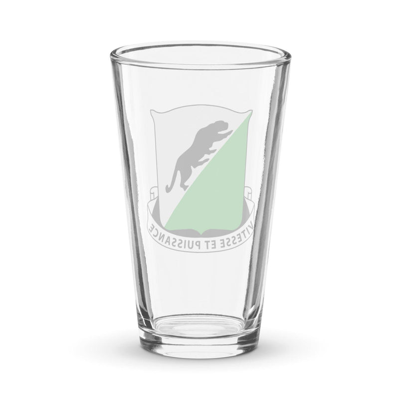 U.S. Army 69th Armor Regiment Beer Pint Glass