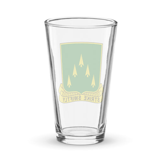 U.S. Army 70th Armor Regiment Beer Pint Glass Tactically Acquired   