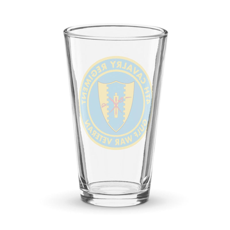 4th Cavalry Regiment Gulf War Veteran Beer Glass