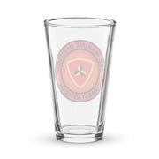 3rd Marine Division Combat Veteran Beer Pint Glass Tactically Acquired   