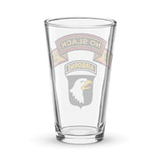 2-327 Infantry 'No Slack' 101st Airborne SSI Beer Glass Tactically Acquired   