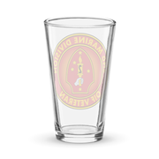 2nd Marine Division OIF Veteran Beer Pint Glass Tactically Acquired   