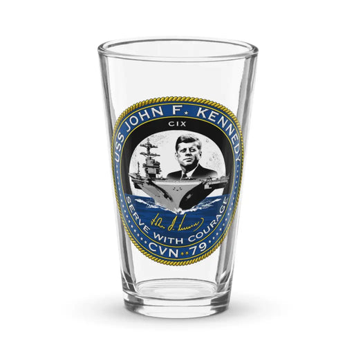 USS John F. Kennedy (CVN-79) Pint Beer Glass Tactically Acquired Default Title  