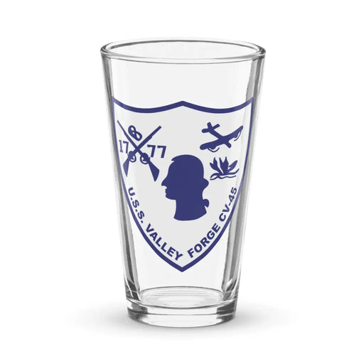 USS Valley Forge (CV-45) Pint Beer Glass Tactically Acquired Default Title  