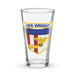 USS Wright (CVL-49) Pint Beer Glass Tactically Acquired Default Title  