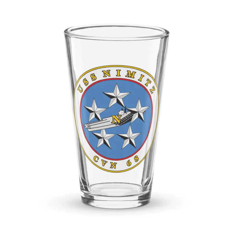 USS Nimitz (CVN-68) Beer Pint Glass