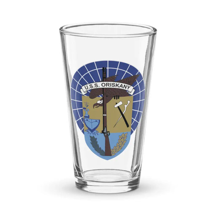 USS Oriskany (CV-34) Beer Pint Glass Tactically Acquired Default Title  