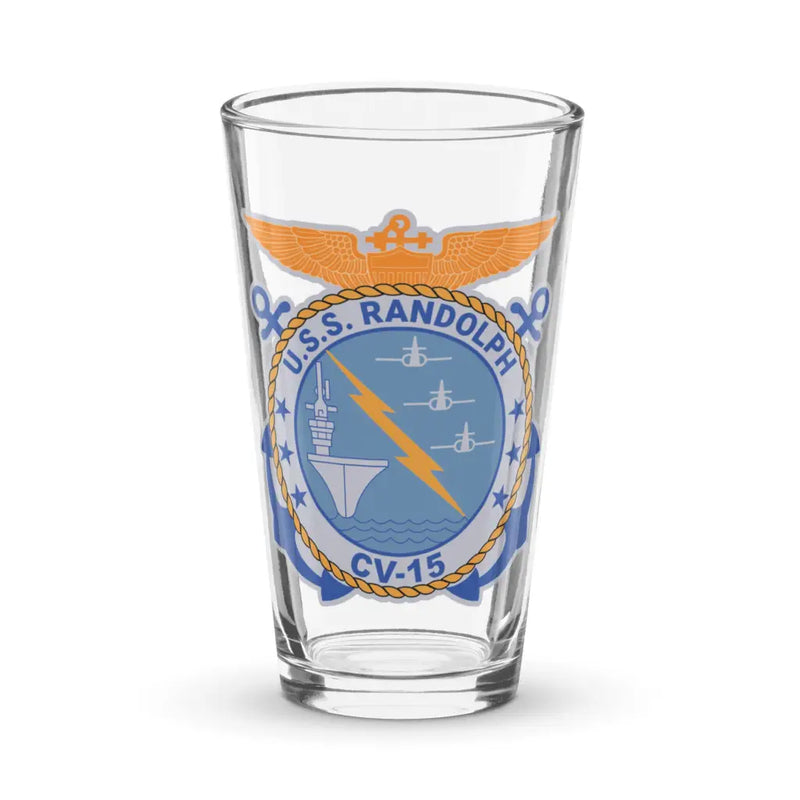 USS Randolph (CV-15) Beer Pint Glass