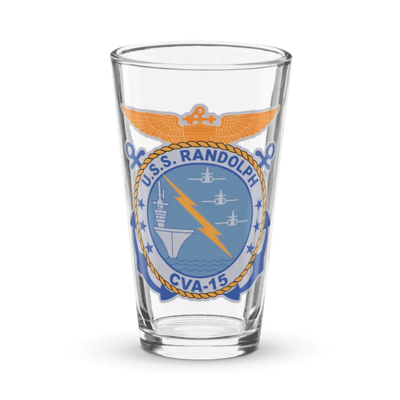 USS Randolph (CVA-15) Beer Pint Glass