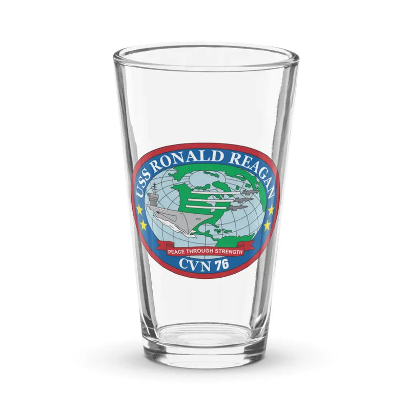 USS Ronald Reagan (CVN-76) Beer Pint Glass
