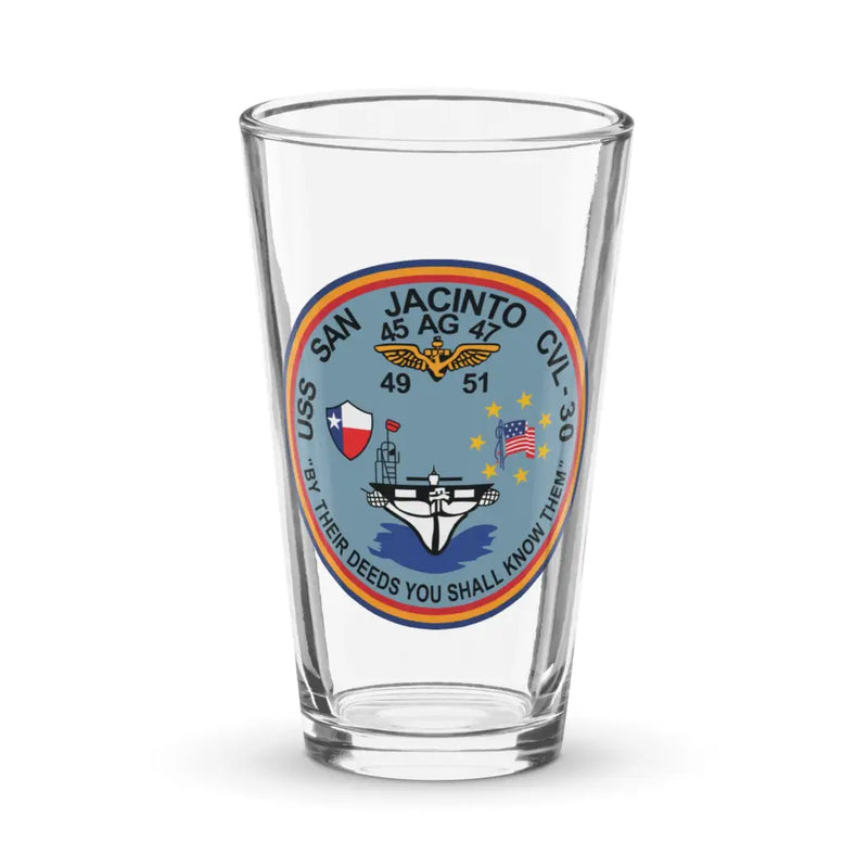 USS San Jacinto (CVL-30) Beer Pint Glass