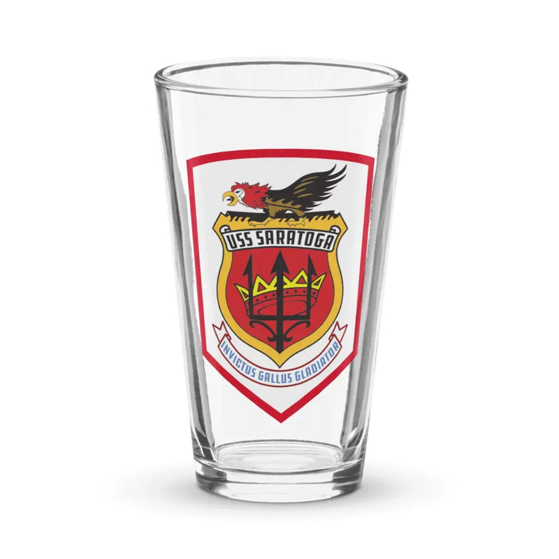 USS Saratoga (CVA-60) Beer Pint Glass