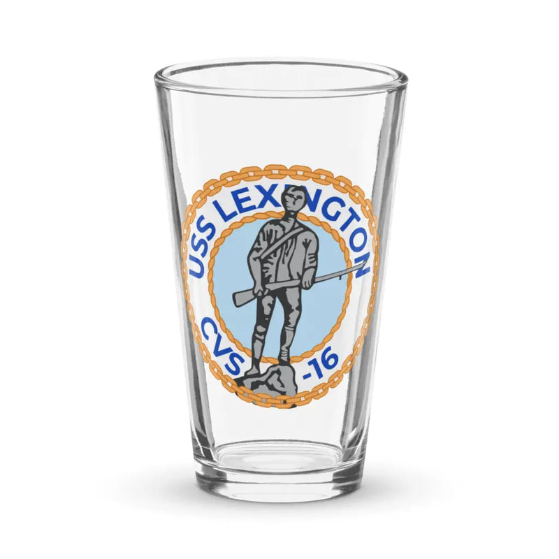 USS Lexington (CVS-16) Beer Pint Glass