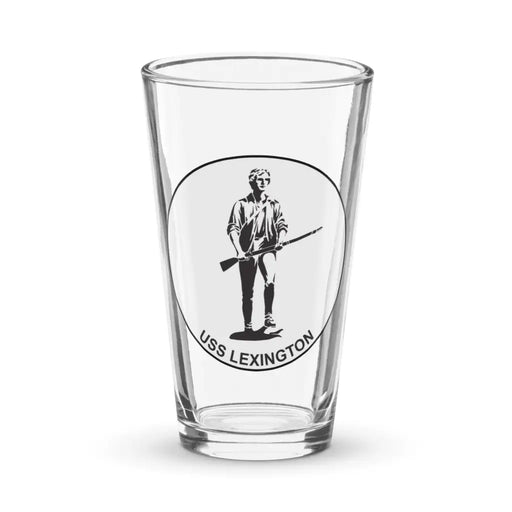 USS Lexington (CV-2) Beer Pint Glass Tactically Acquired Default Title  