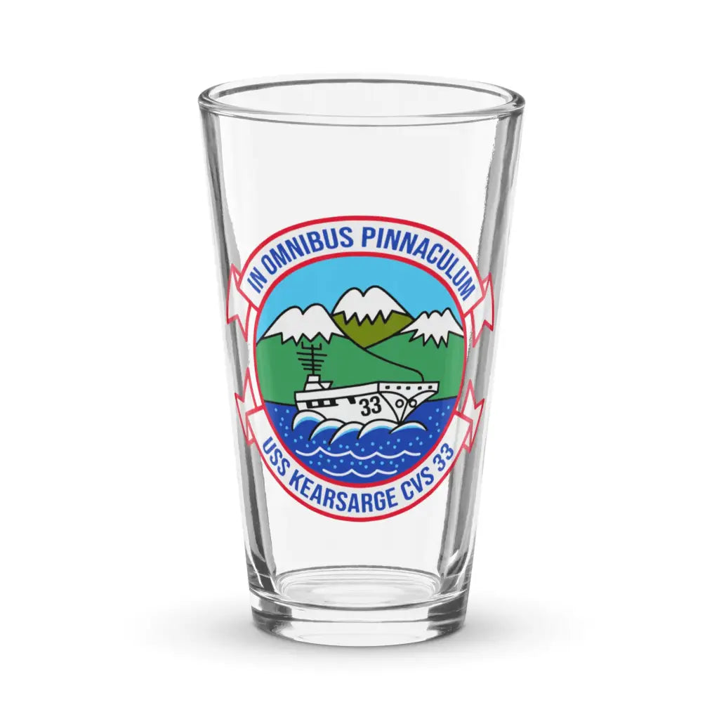 USS Kearsarge (CVS-33) Beer Pint Glass Tactically Acquired Default Title  