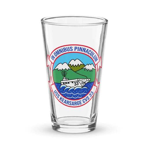 USS Kearsarge (CVS-33) Beer Pint Glass Tactically Acquired Default Title  